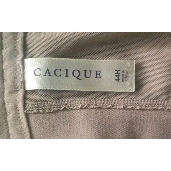 Cacique Lane Bryant Bra Size 44H Light Purple Modern LL Longline Ornate Lace - Picture 4 of 7